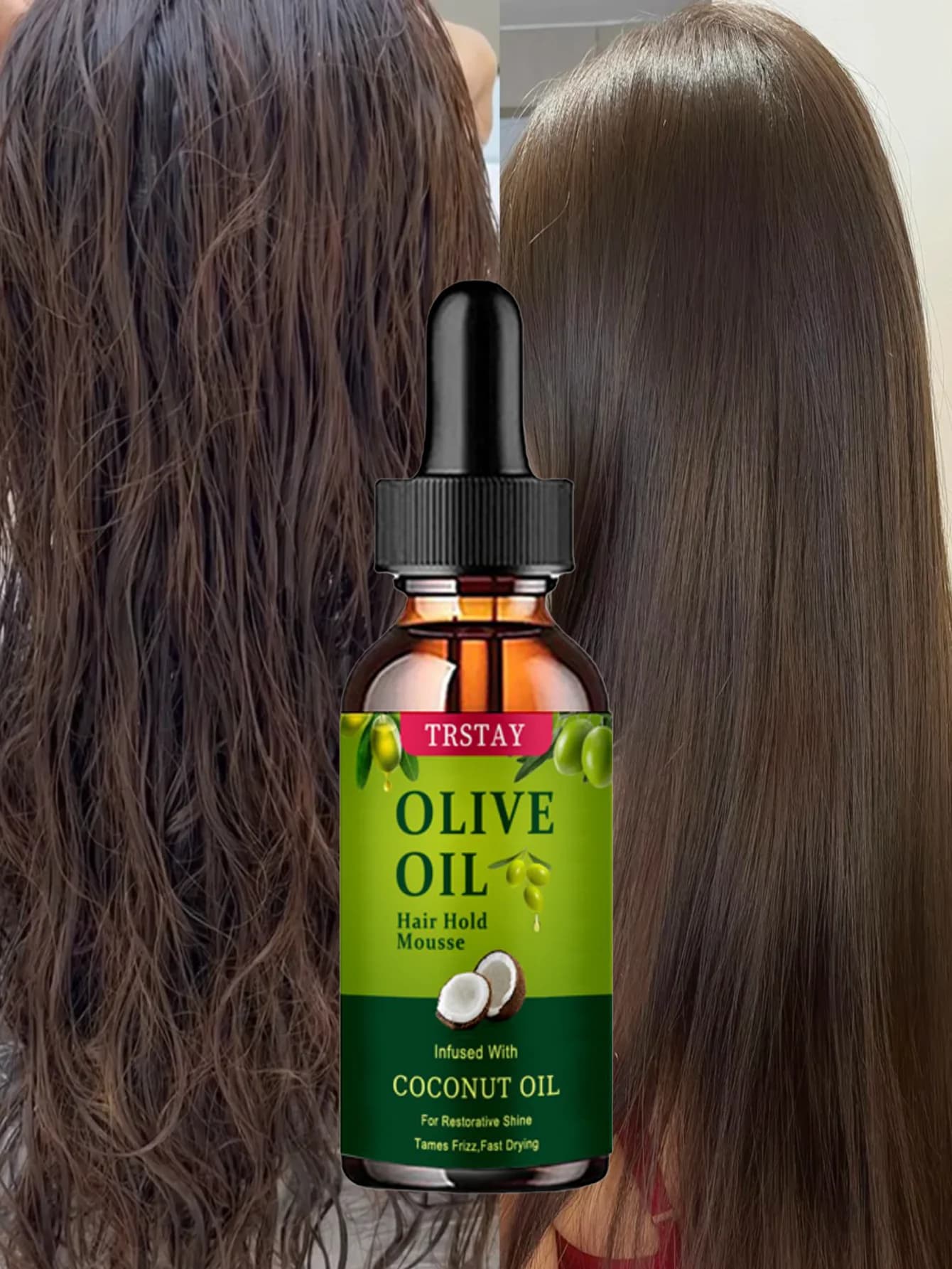 Moisturizing Curly Hair Treatment Oil with Deep Repair Essence Instantly Revitalizes Adds Luster and Re Glow for Silken Soft Hyd