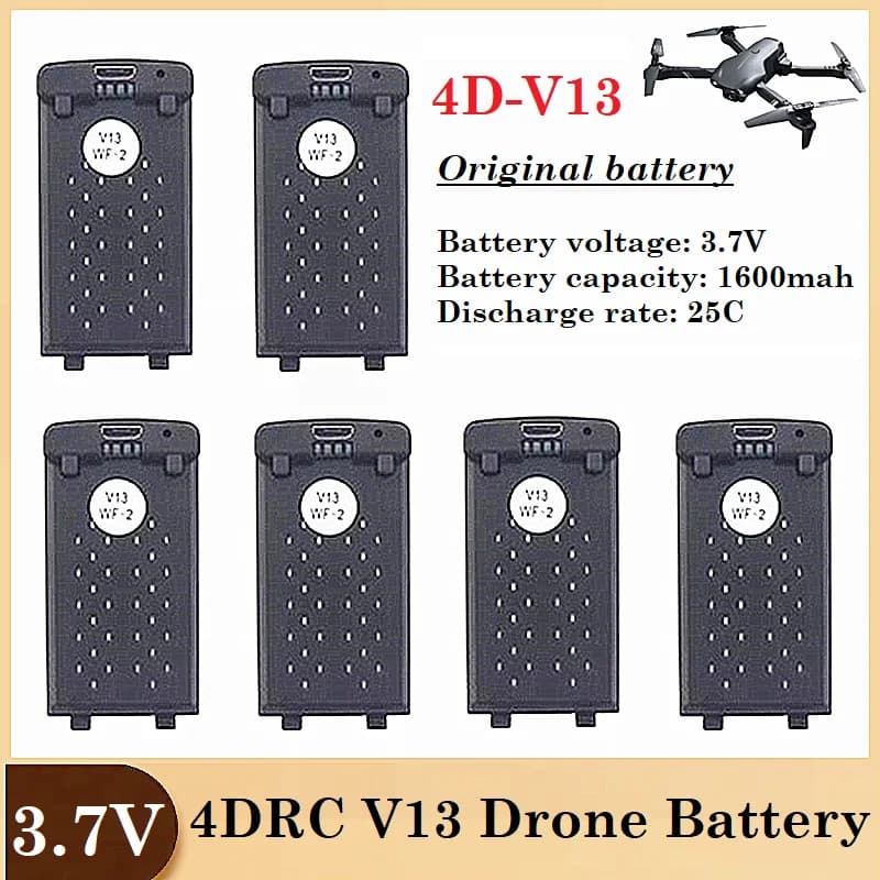 4DRC V13 드론 정품 3.7V 1600mAh 리포 배터리 부품