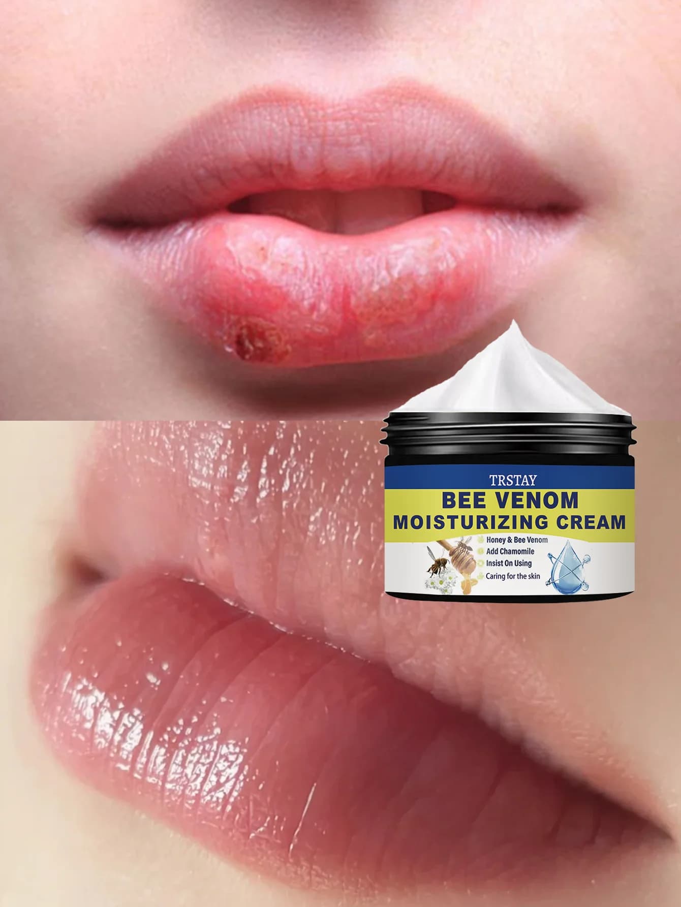 Hydrating Gentle Lip Care Cream Anti Dryness Moisturizing Nourishing Lip Balm for Soft Smooth Lips Long Lasting Hydration Repair