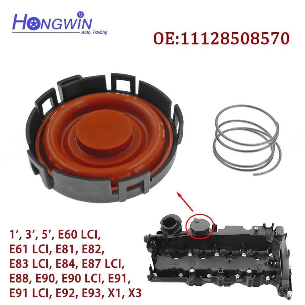 BMW N47 엔진 밸브 커버 브리더 멤브레인 11128508570