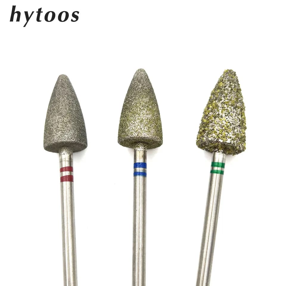 HYTOOS 다이아몬드 페디큐어 드릴 비트 네일 발 관리 도구