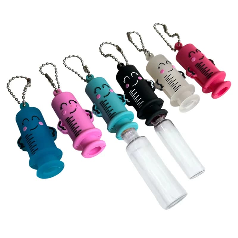 Ampoule Opener Keychain Syringe Shaped Cutter for Ampule Breaking Aid Tool Vial Crusher