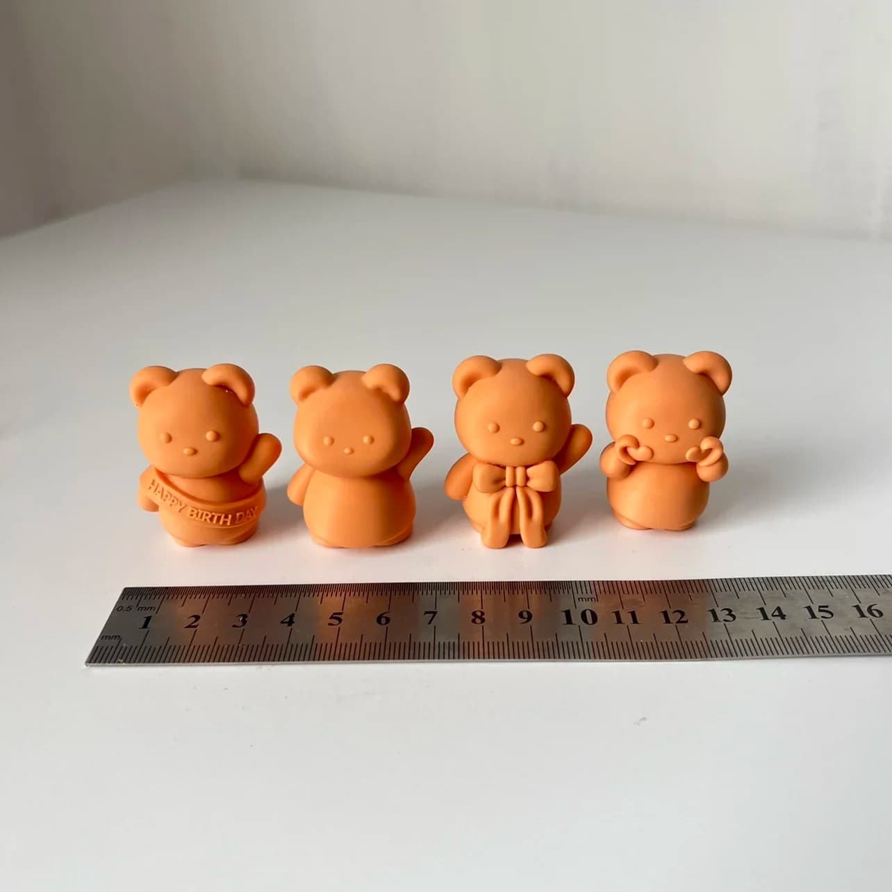 곰돌이 초콜릿 캔디 몰드 캔들 석고 향초 만들기