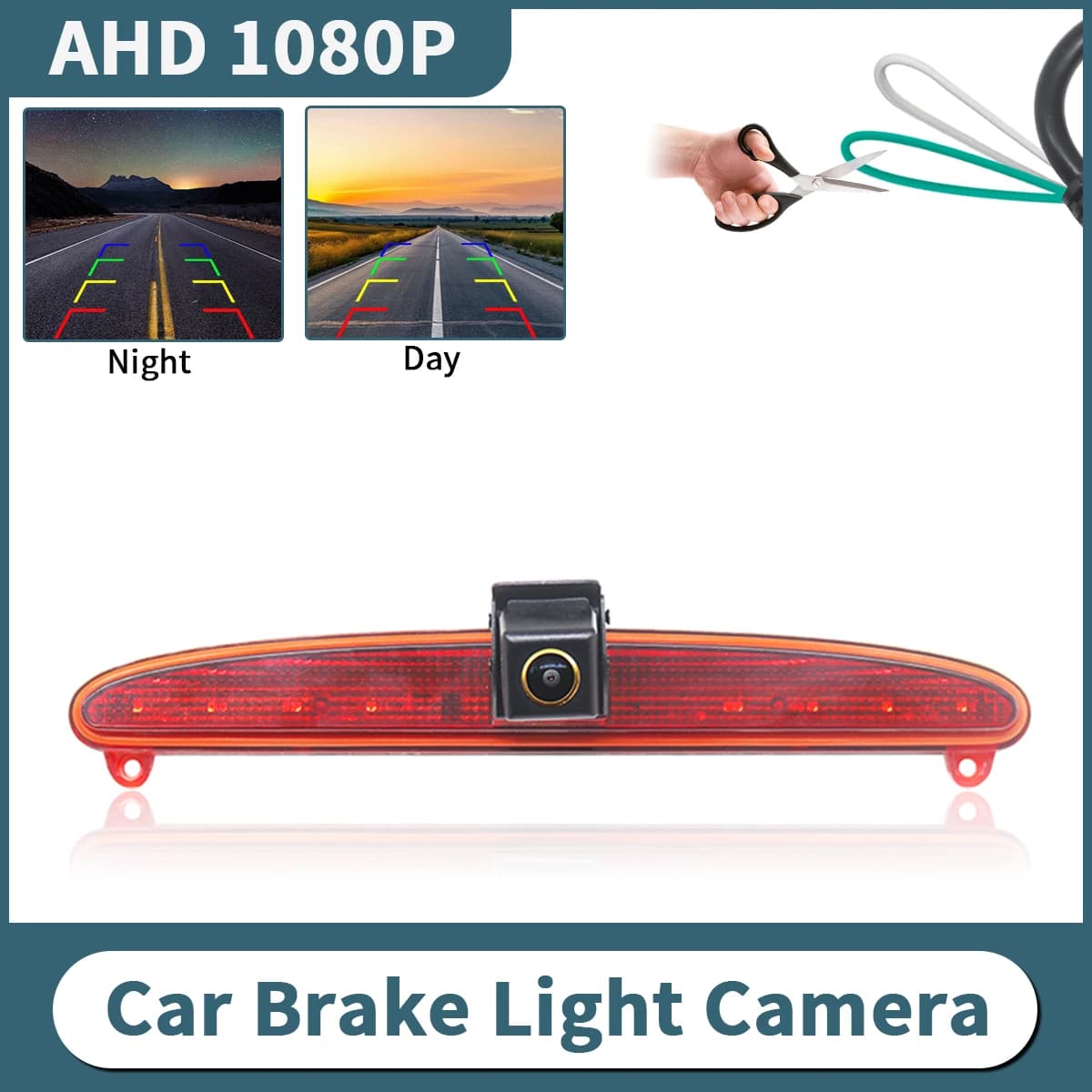 AHD 1080P 후방 카메라 Iveco Daily 브레이크등 야간 방수
