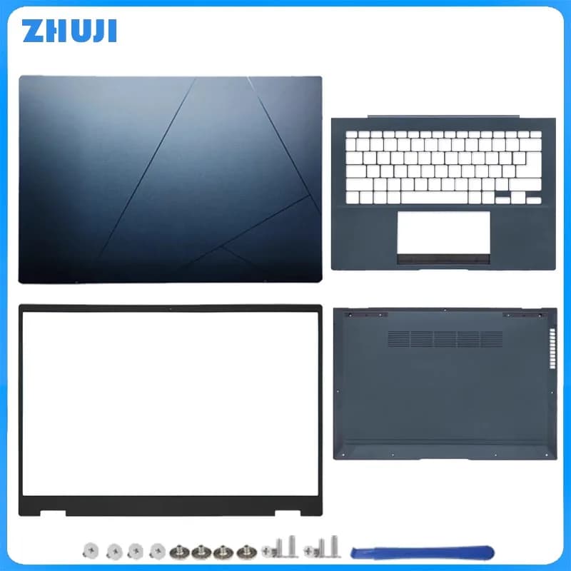 에이수스 젠북 14 UX3402 UX3402Z용 LCD 백커버 팜레스트 하판 케이스