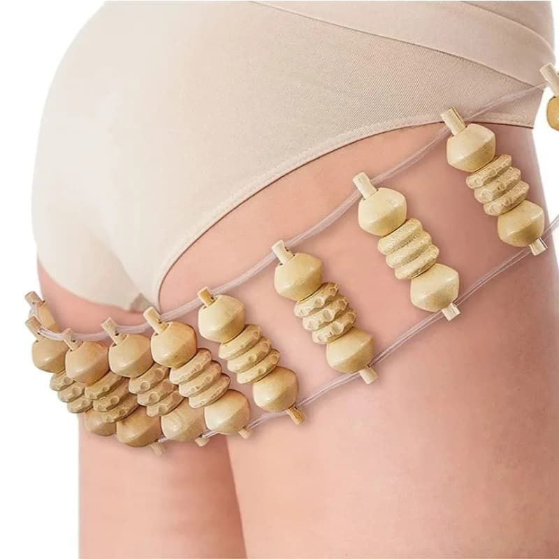 나무 마사지 롤러 등 마사지 도구 바디 셰이핑 통증완화 목재 기구