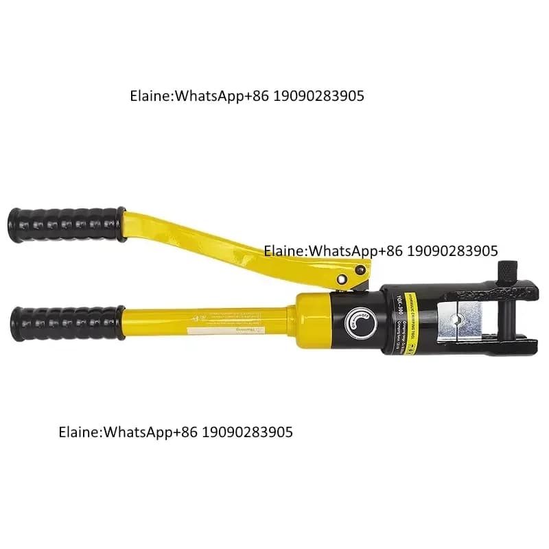YQK-300 12 Ton Hydraulic Lug Terminal Crimping Tool Hand Operate Cable Wire Crimper with 20mm Stroke
