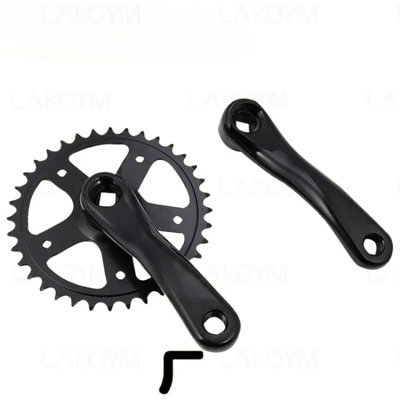 MTB 자전거 크랭크셋 38T/44T 170mm 사각테이퍼 싱글스피드