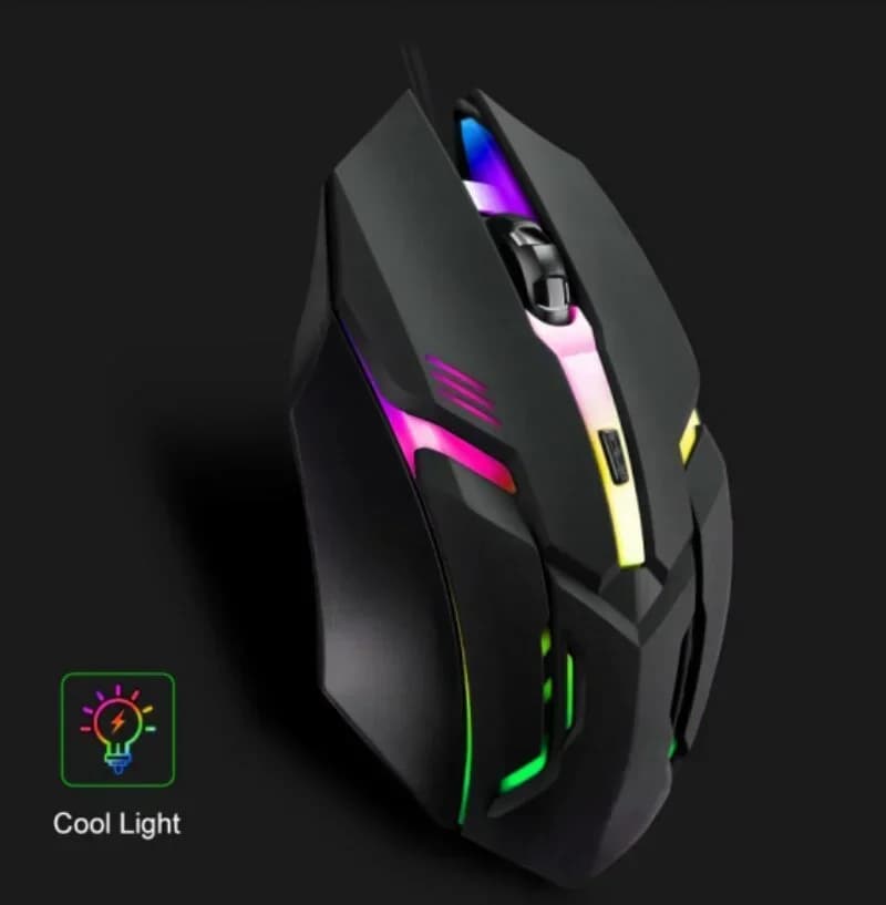 인체공학 게이밍 마우스 4버튼 USB RGB 백라이트