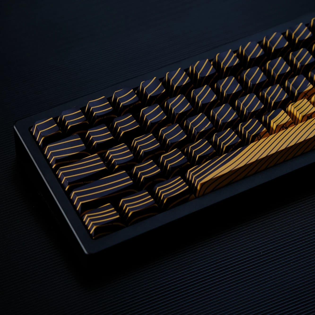 Wooting 5 PBT 염료승화 자기축 키캡 Cherry MX 61/87/104키 60He 80He 호환