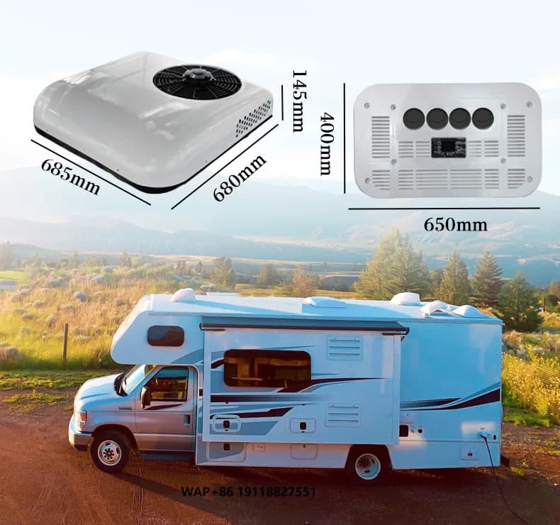 12V 24V 트럭 주차 에어컨 캐빈 루프탑 RV 캠퍼용 냉방기