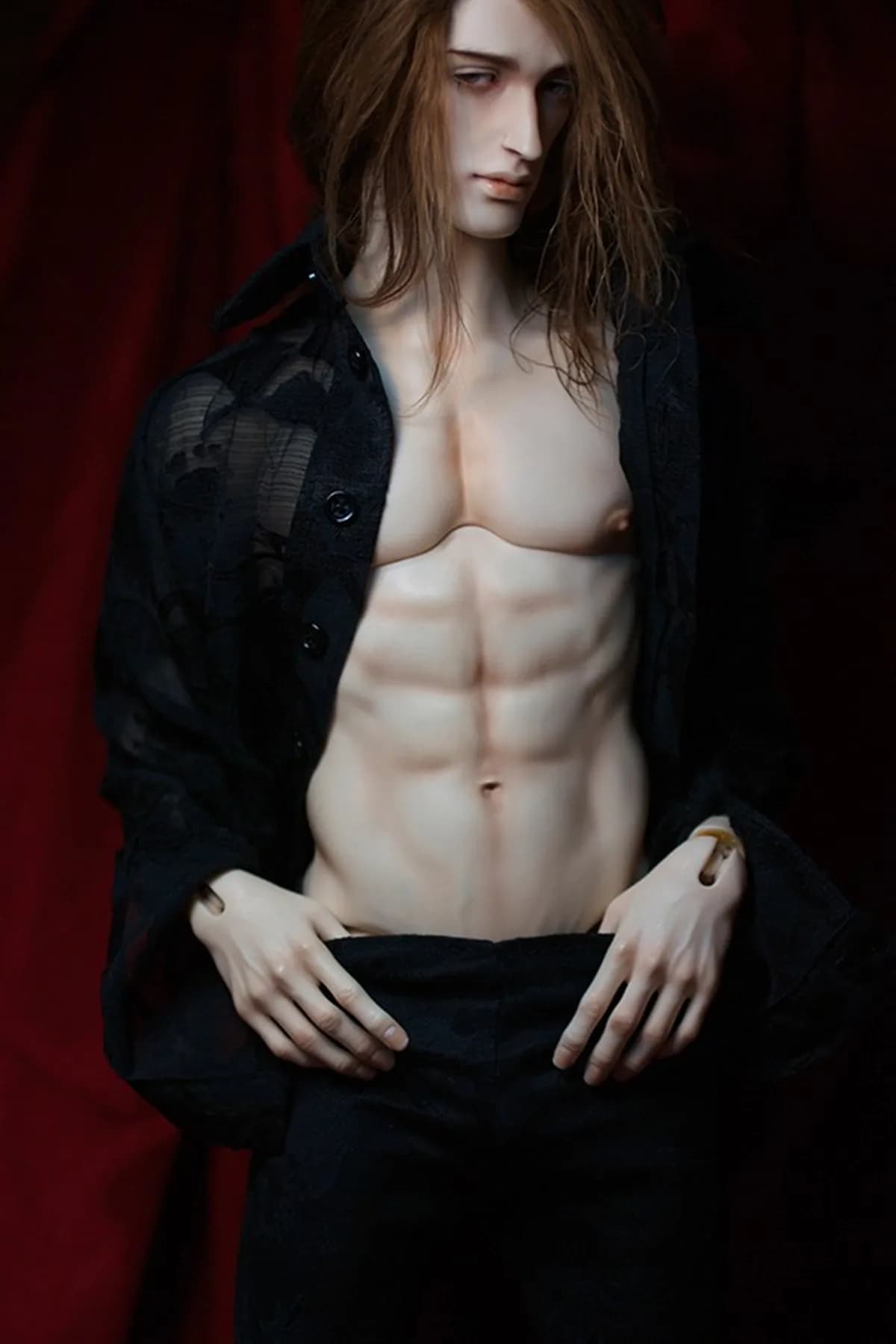 DAVID KUNCCI 1/4 BJD 인형 44cm 리본돌 실리콘 봉제