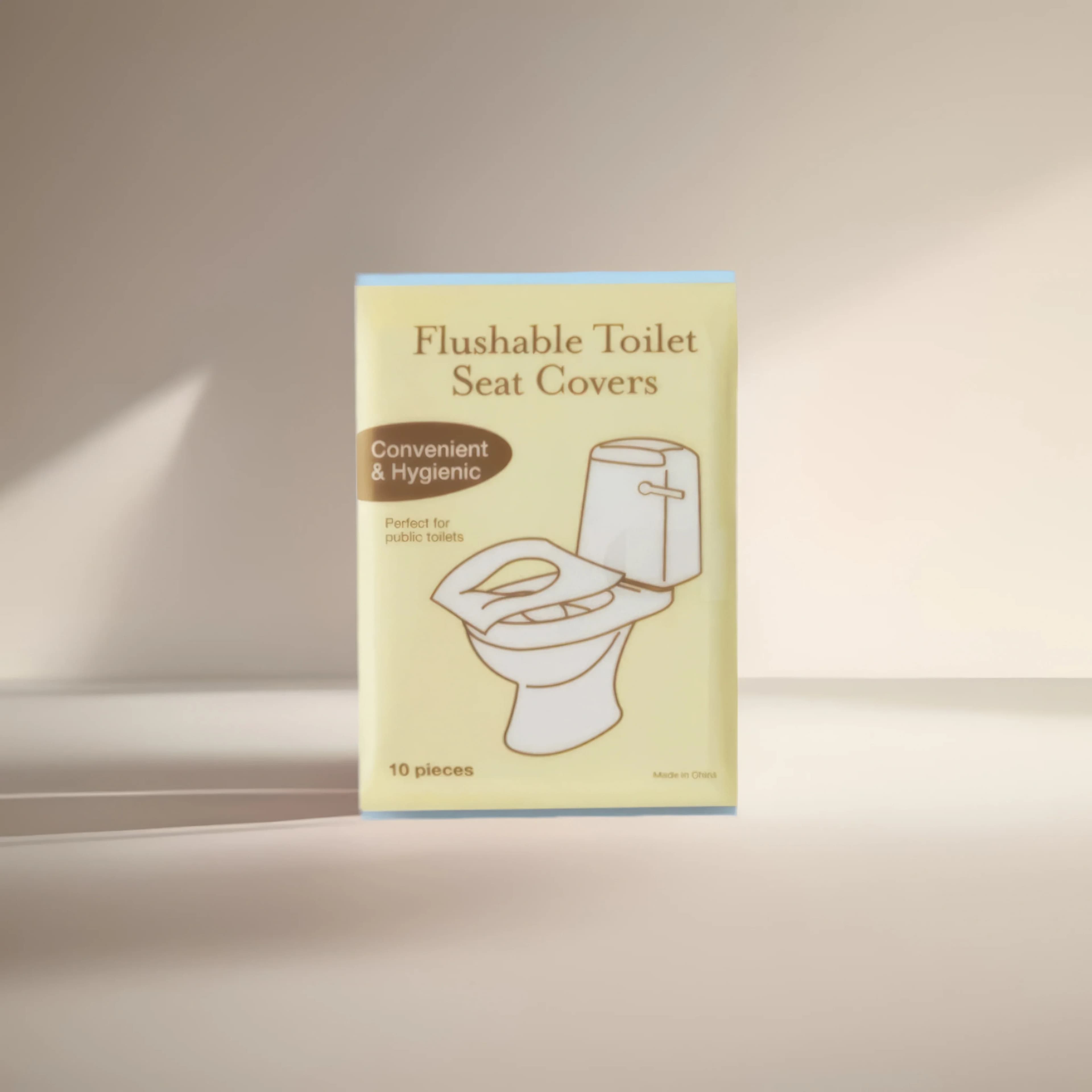 20 Practical Disposable Toilet Seat Covers, Portable Bathroom Protection Pads, Suitable for Travel, Hotels, and Camping Use