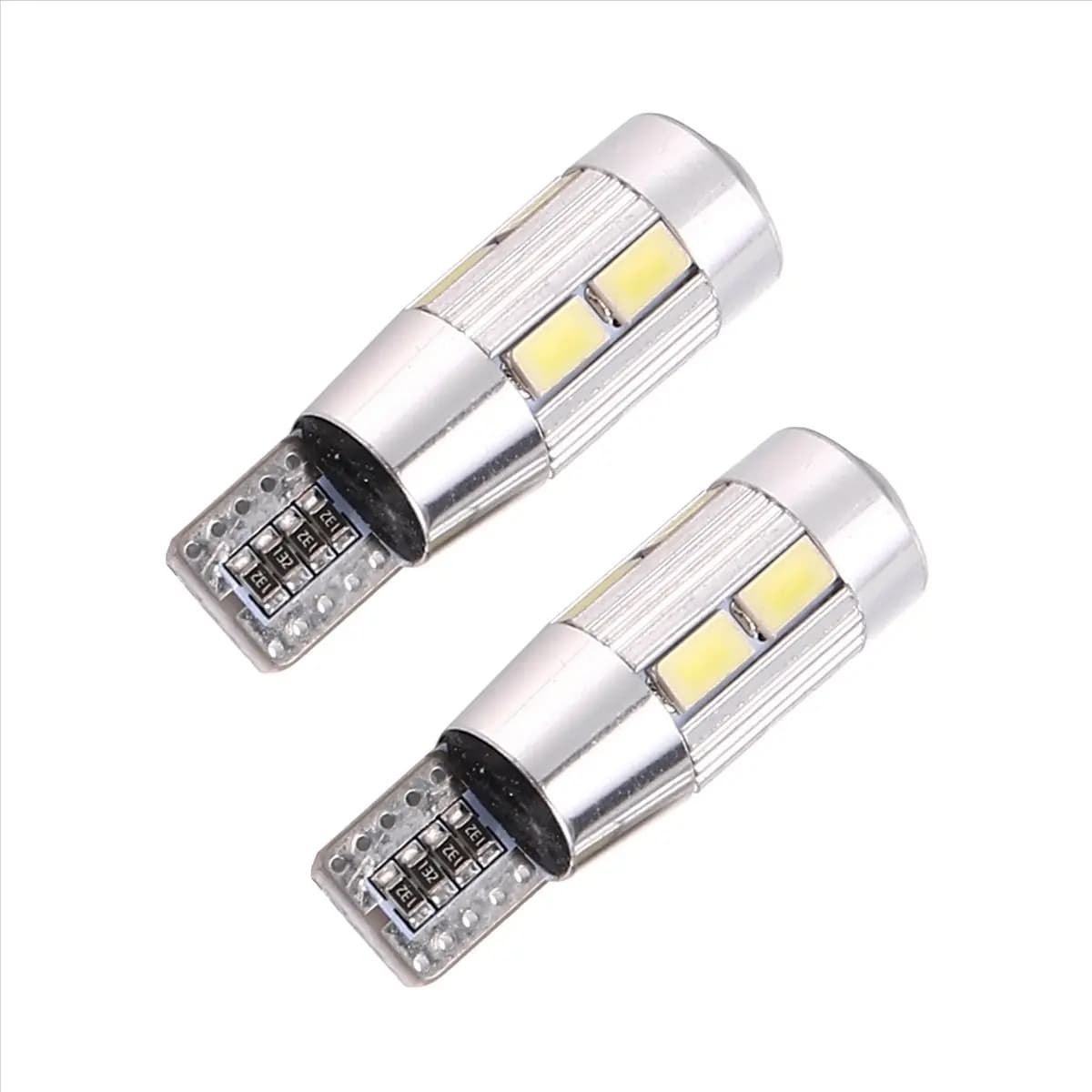 W5W T10 12V 6000K LED 번호판등 차량용 전구 2개 화이트