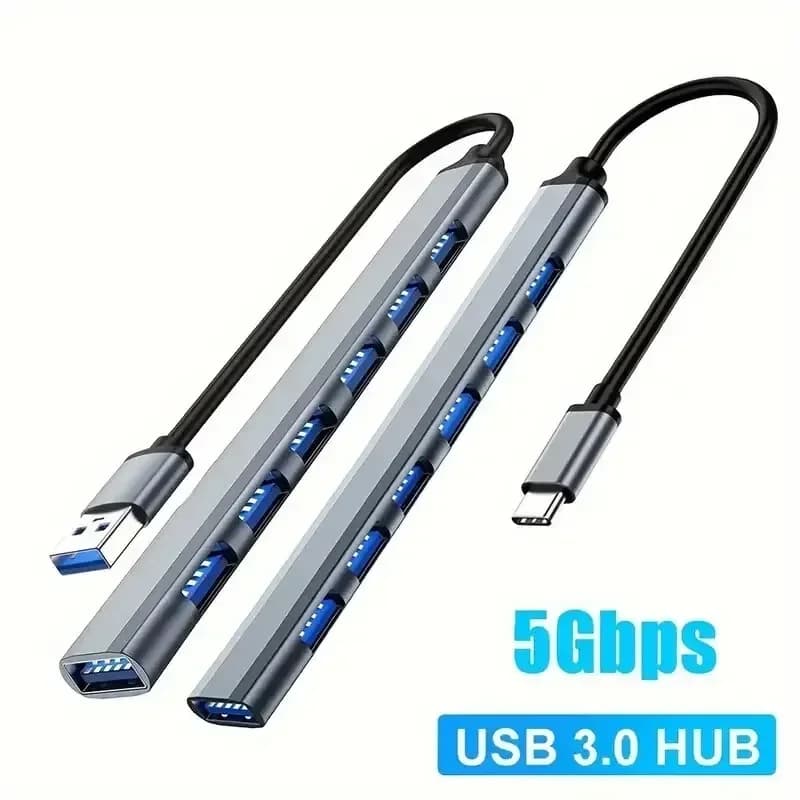 C타입 USB 3.0 7포트 OTG 멀티 허브