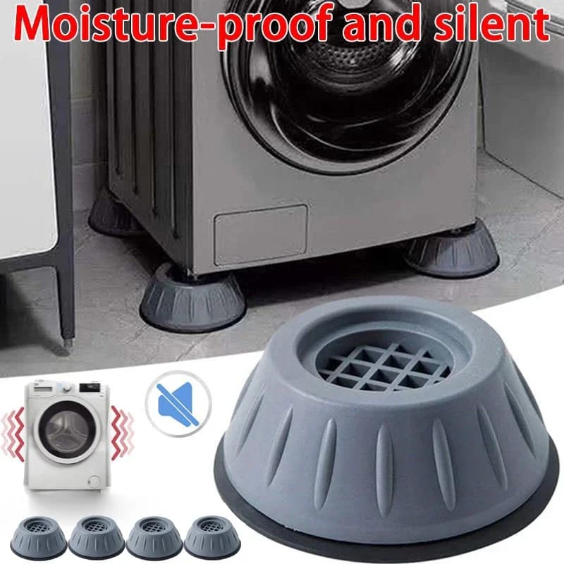 Shockproof Base Anti Vibration Feet Pads Slipstop Silent Skid Raiser Mat Furniture Washing Machine Support Dampers Stand