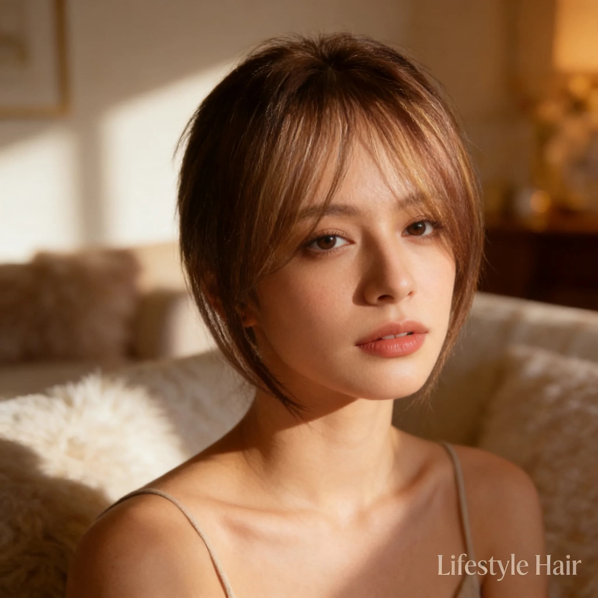 Air Bangs Hair Topper 100% Heat Resistant Fiber Synthetic Fringe Bangs Clip In Hair Extensions for Women Cover Gray Hair