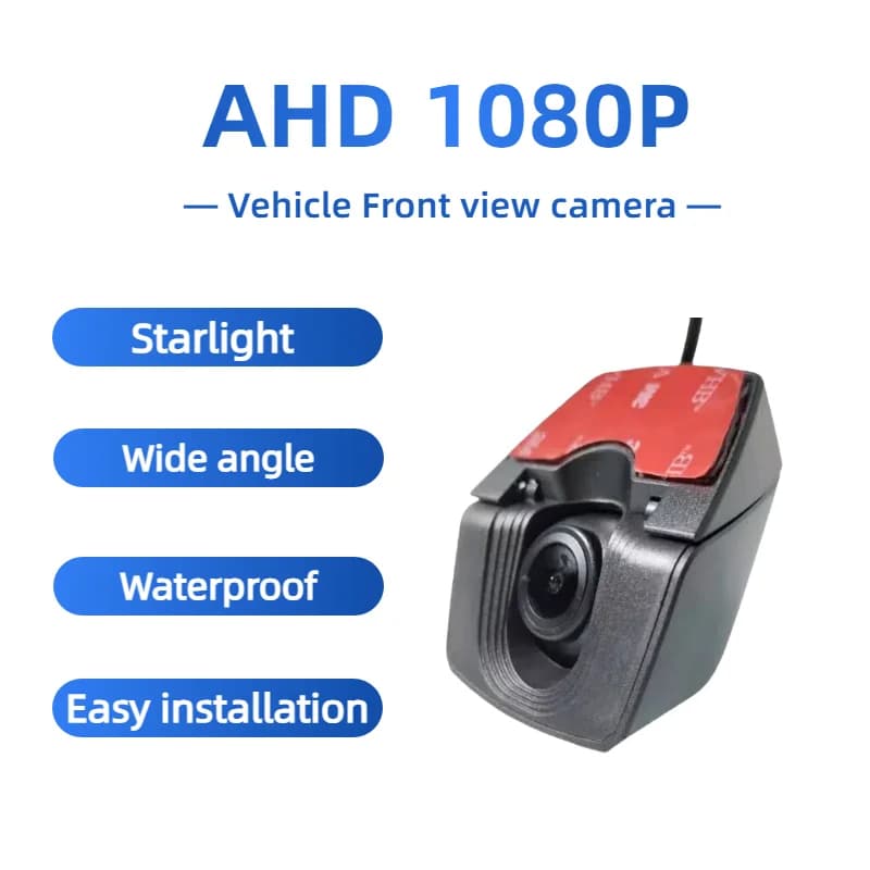 AHD 1080P 방수 스타라이트 야간투시 차량 전방 카메라