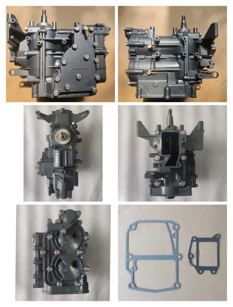 야마하 15-85HP 선박 엔진 크랭크케이스 헤드 어셈블리 개스킷