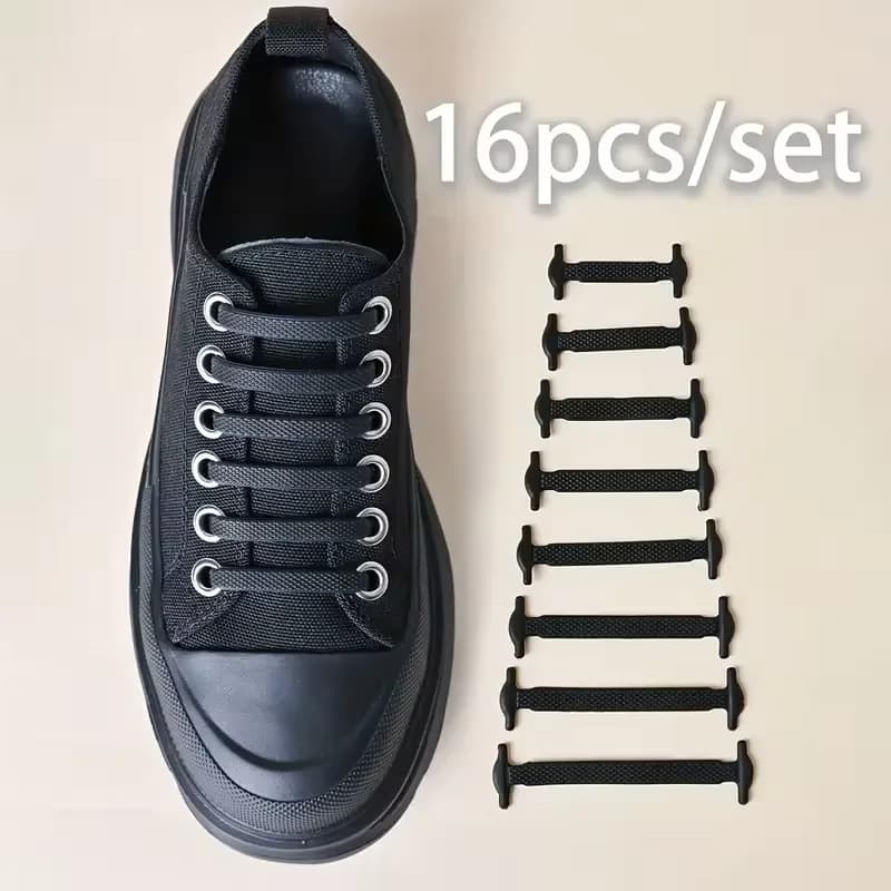실리콘 노타이 신발끈 16개 운동화 캐주얼 끈