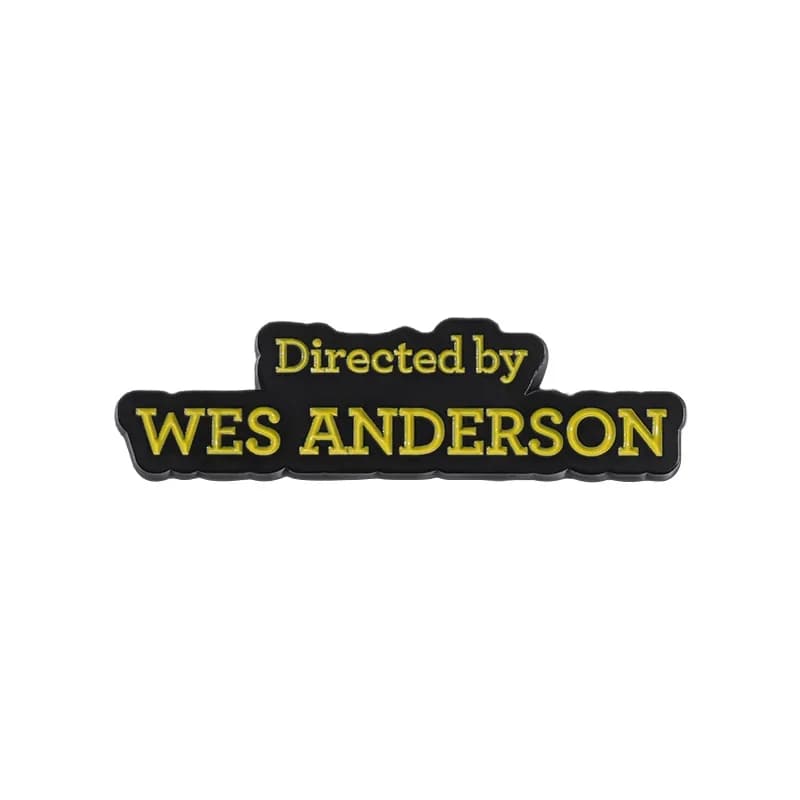 영화 예술 에나멜 핀 Directed By WES ANDERSON 브로치 배지