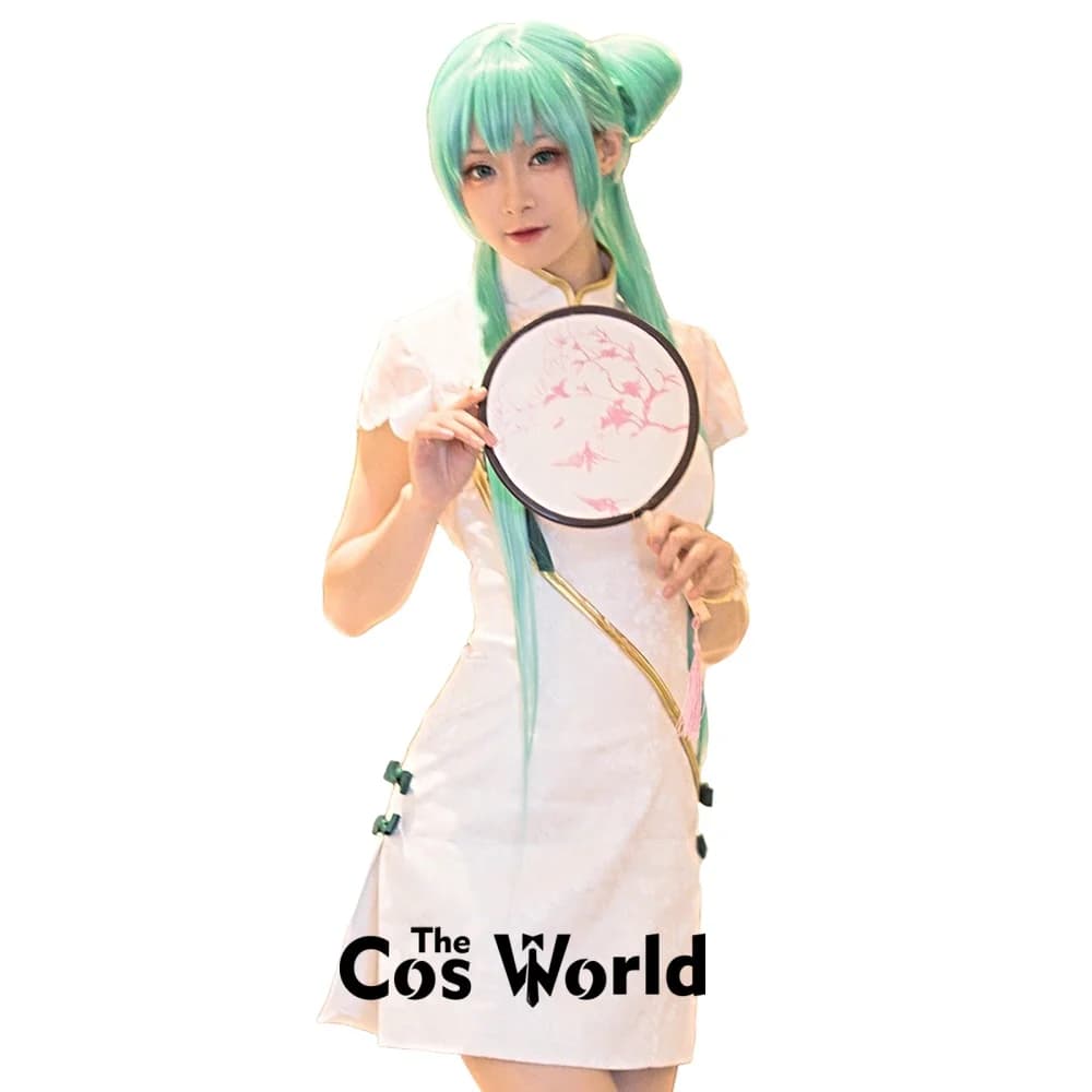Miku Shaohua Chinoiserie Cheongsam Dress Outfits Customizable Anime Cosplay Costumes