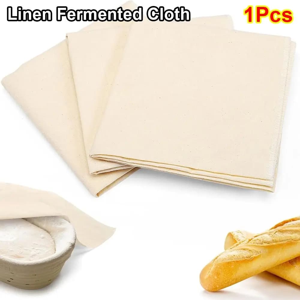 1Pcs New Proofing Linen Fermented Cloth Dough Bakers Pans Couche Pastry Baguettes Loaf Cloth Baking Kitchen Tool French Bread