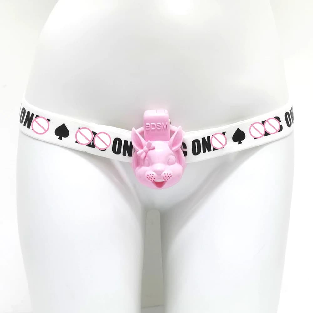 Adjustable Male Chastity Cage Anti-Off Device with Elastic Band Sissy Sex Toys Scrotum Ring Male Penis Ring Auxiliary Belt