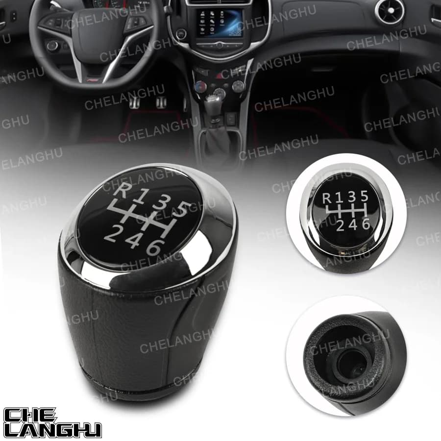 For Chevrolet Aveo Sonic 2012 2013 2014 2015 2016 2017 2018 Car MT 6 Speed Manual Gear Stick Shift Knob