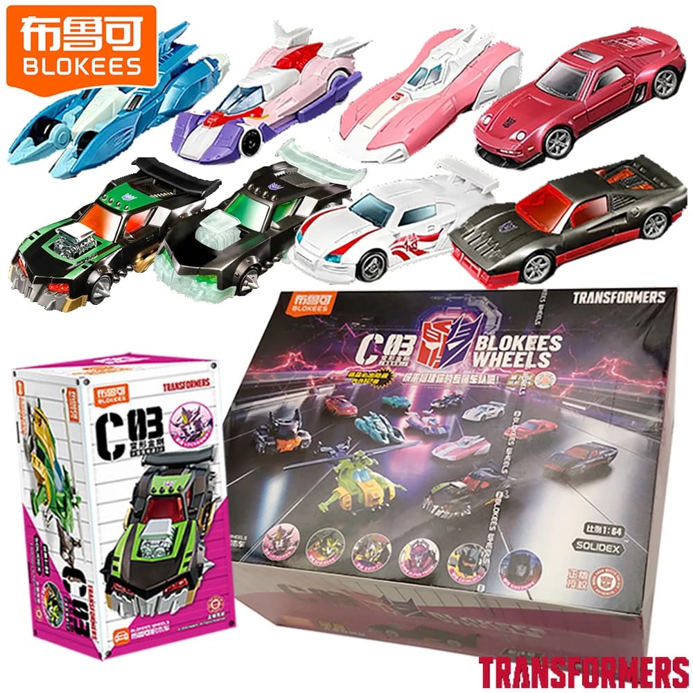 Original BLOKEES Transformers Science Fiction Movie Collection Model Blind Box Boys and Girls Hobbies Toys Fun Peripheral Gift