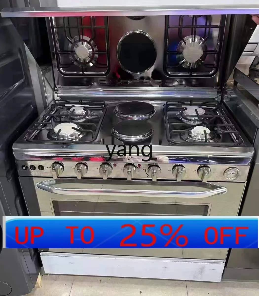 가스 4구 전기 2구 레인지 오븐 일체형 스탠드형