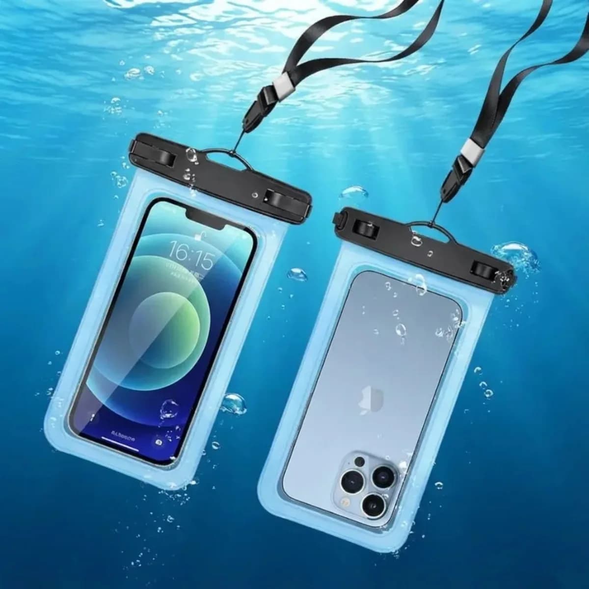 2PCS Waterproof Phone Pouch Sealed Dry Bag | High-Density Sealing | Sandproof Dustproof | Ideal for Beach Swimming Water Sports