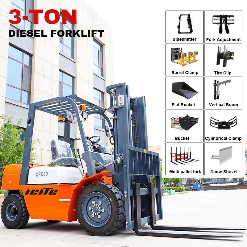 디젤 지게차 2t 3t 4t 사이드시프트 카운터밸런스 CE/EPA/Euro5