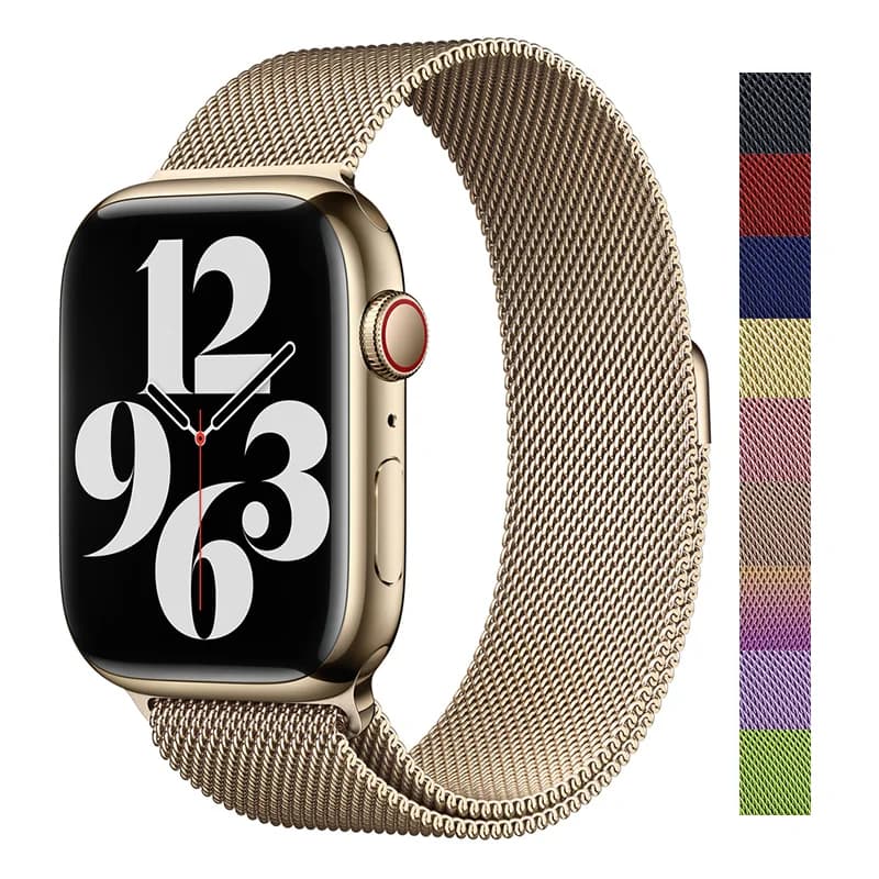 Apple Watch 밀라네제 스트랩 밴드 울트라2 49/46/45/44/41/40mm 시리즈 10~5 SE