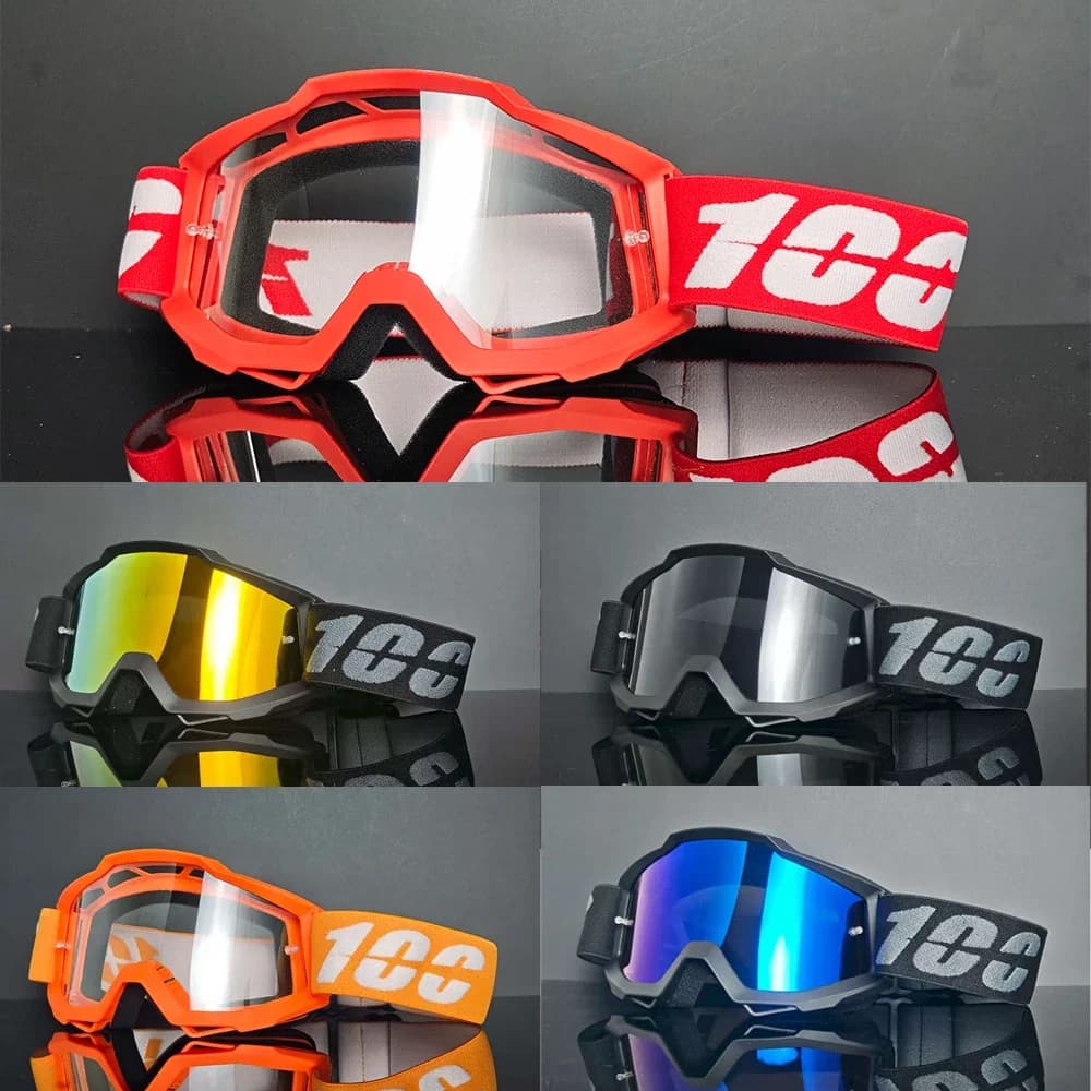 Motorcycle Goggles Dustproof Racing Glasses Windproof for Men & Women Motocross Cycling Skiing Outdoor Off-Road Bike Goggle