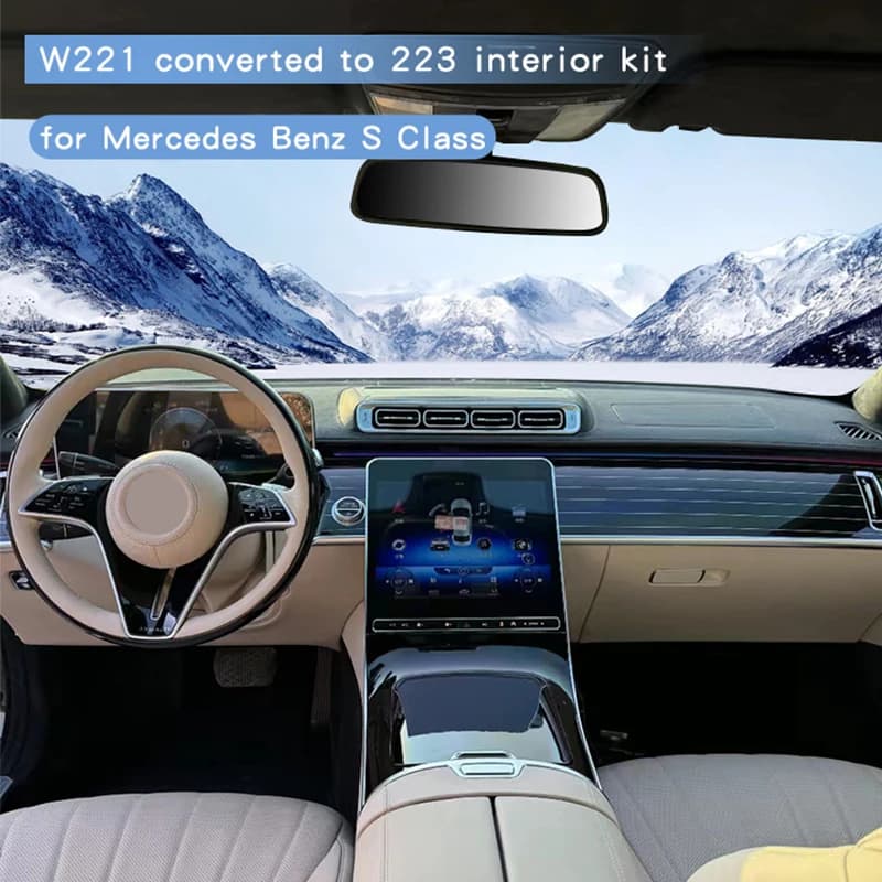 W221 W223 업그레이드 개조 부품 S클래스 인테리어 바디킷