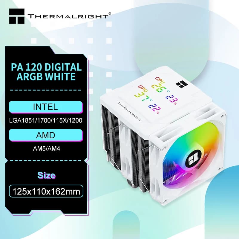 Thermalright Peerless Assassin 120 디지털 CPU 공랭 쿨러 AM5 LGA1700