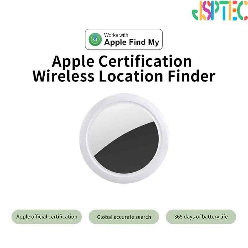보안 블루투스 GPS 트래커 태그, 아이폰 파인드 마이 앱 기반, 에어태그, 분실 방지, 소리 위치 확인, 메시지 알림, 알람, 키 찾기