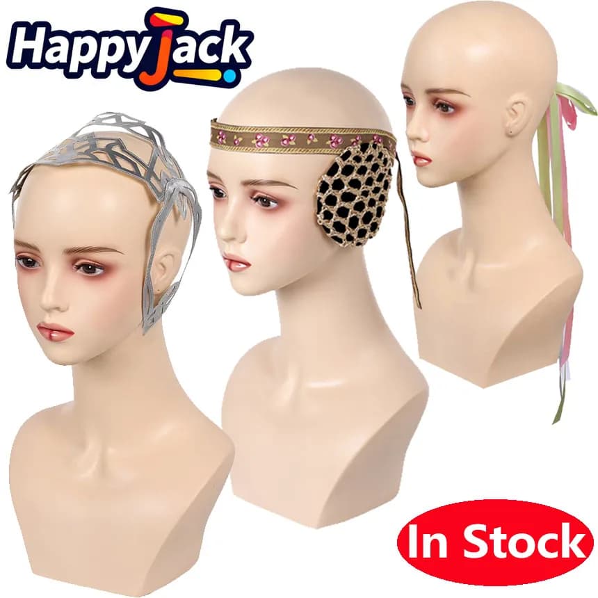 Padme Cosplay Amidala Headband Movie Space Battle Roleplay Headgear Props Women Headwear Halloween Disguise Costume Accessories