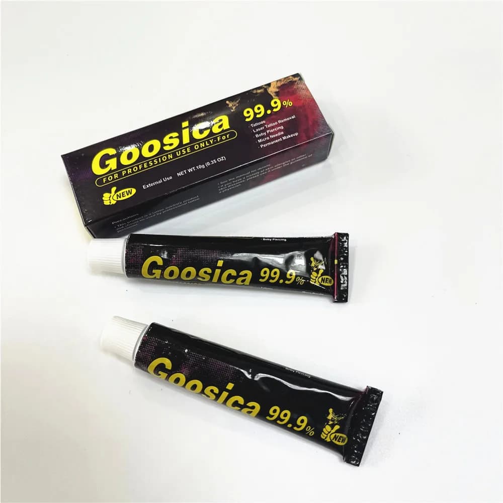 Goosica 타투 전 마취크림 3D 반영구 눈썹 입술 미세바늘 10g