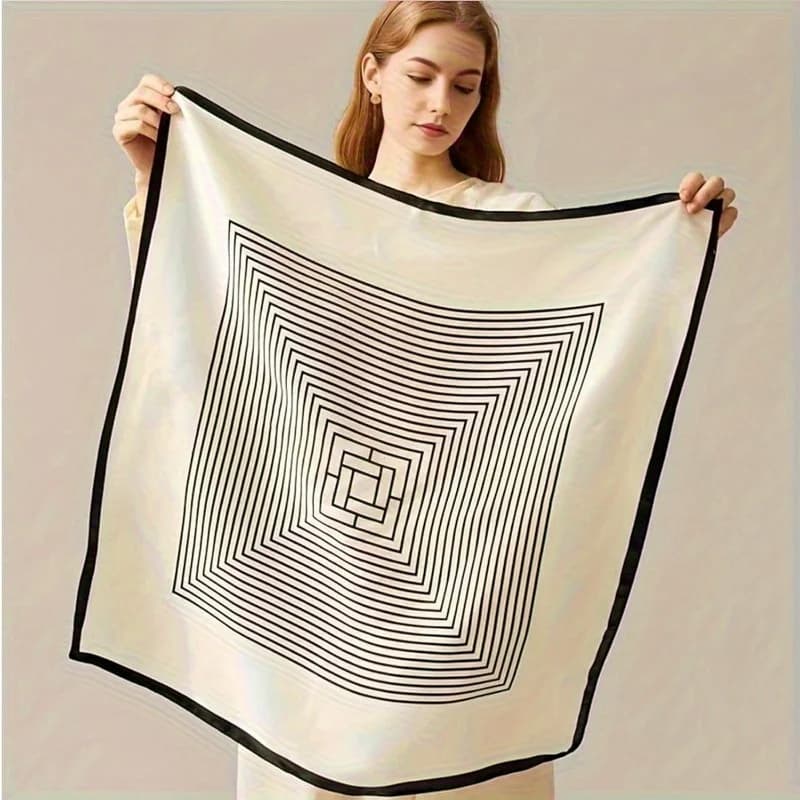 vimate Head Scarf for Women Hair 27'' Square Satin Silky Feeling Bnadana Neck Scarf Handbag Accessories Etc