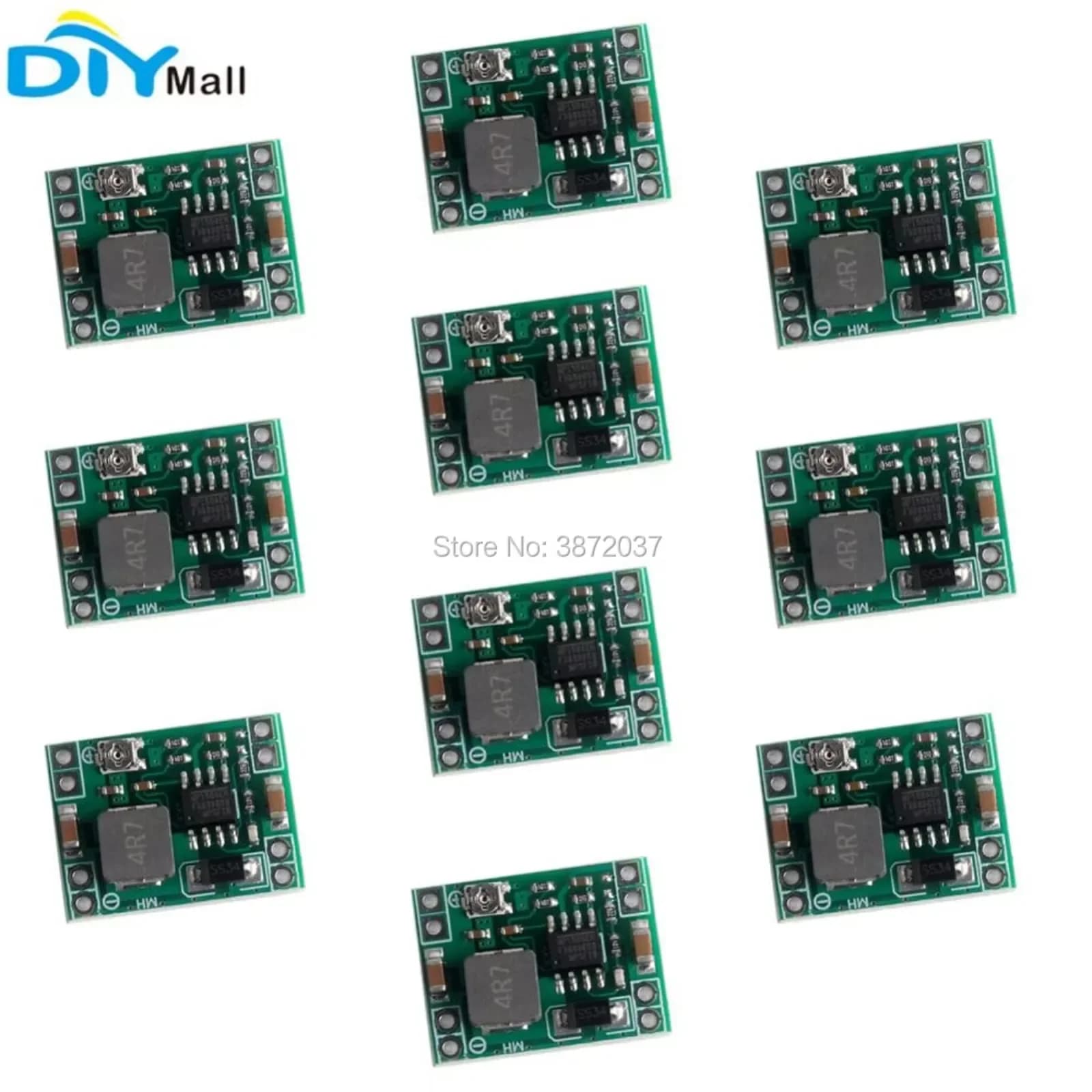 MP1584EN DC-DC 벅 컨버터 모듈 3A 가변 스텝다운 전원 4.5V-28V 10개입