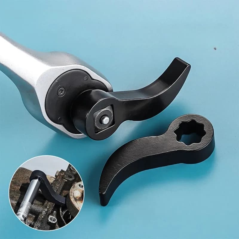 Angle Type Half Axle Disassembly Tool,Drive Pry Bar Differential Pinion Shaft Removal  Half-shaft Gap Removal Thickened Tool
