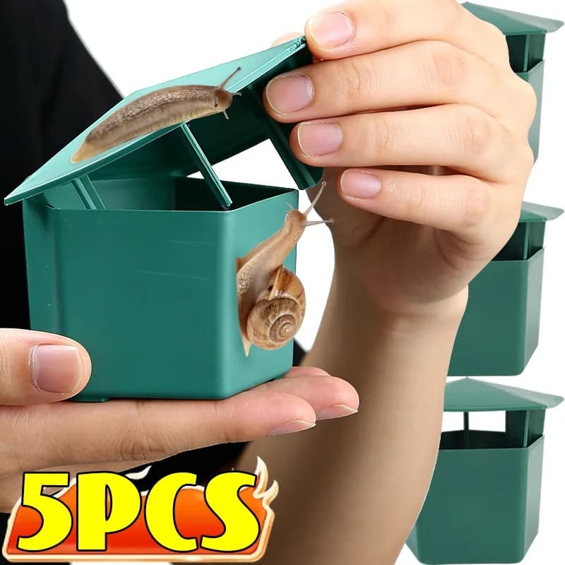 5/1Pcs Snail Trap Catcher Slug Cage Reusable Pest Bait Station Tool Household Garden Farm Eco-friendly Protector Accessories