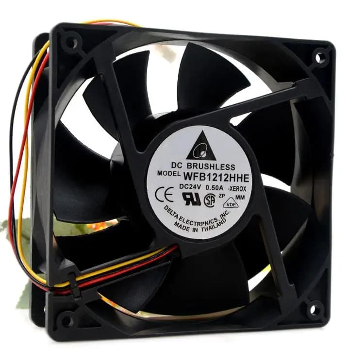 Delta WFB1212HE 12V 0.6A 12038 12cm 더블볼 섀시 냉각팬