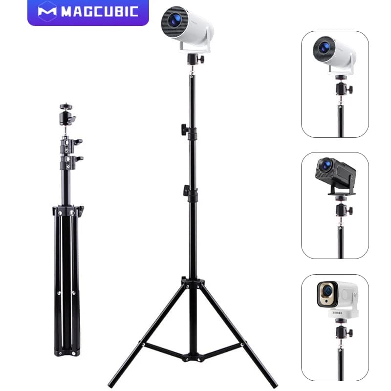 HY300 Pro HY320 미니 프로젝터 여행용 삼각대 스탠드 마운트 용 Magcubic 확장형 범용 휴대용 브래킷