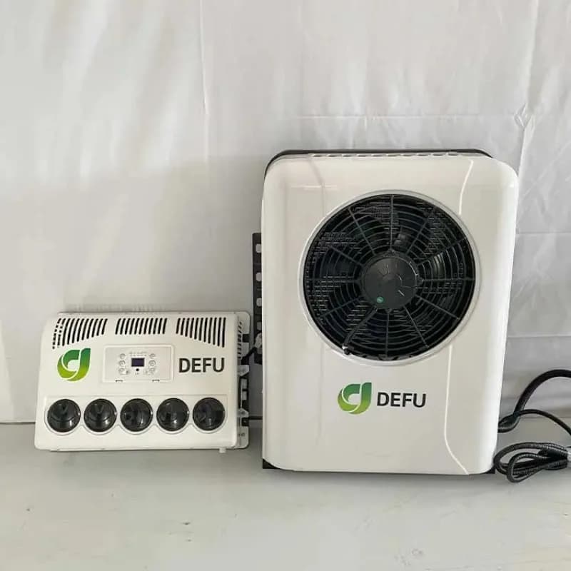 분리형 전동 에어컨 12V 24V 트럭 자동차 밴용