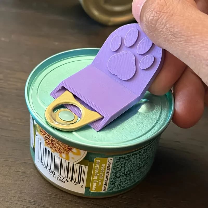 2PCS Pet Can Opener, Suitable for Canned Food for Cats and Dogs, Durable Plastic Kitchen Tools, Easy-to-clean Design
