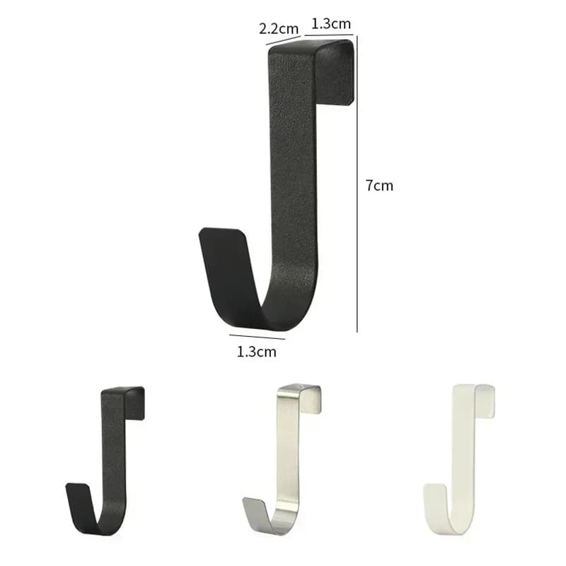 S자형 금속 후크 캐비닛 도어 행거 가젯 홀더 책상 선반 주방 용품 정리함 욕실 액세서리