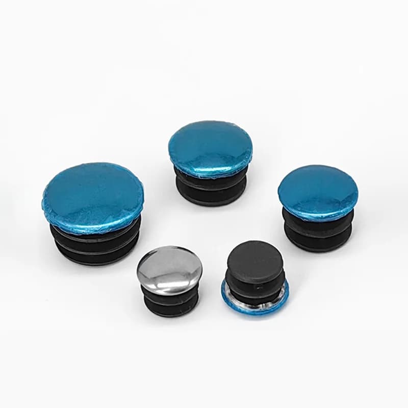 16-60mm Furniture Table Foot Tip Chairs Legs Pad Protector Cover Stainless steel Screw Caps Pipe Plug Lid Tube Hole Protection